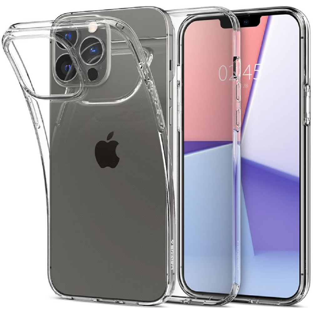 Spigen Θήκη Σιλικόνης Crystal Flex - Apple iPhone 13 Pro - Crystal Clear (ACS03296)
