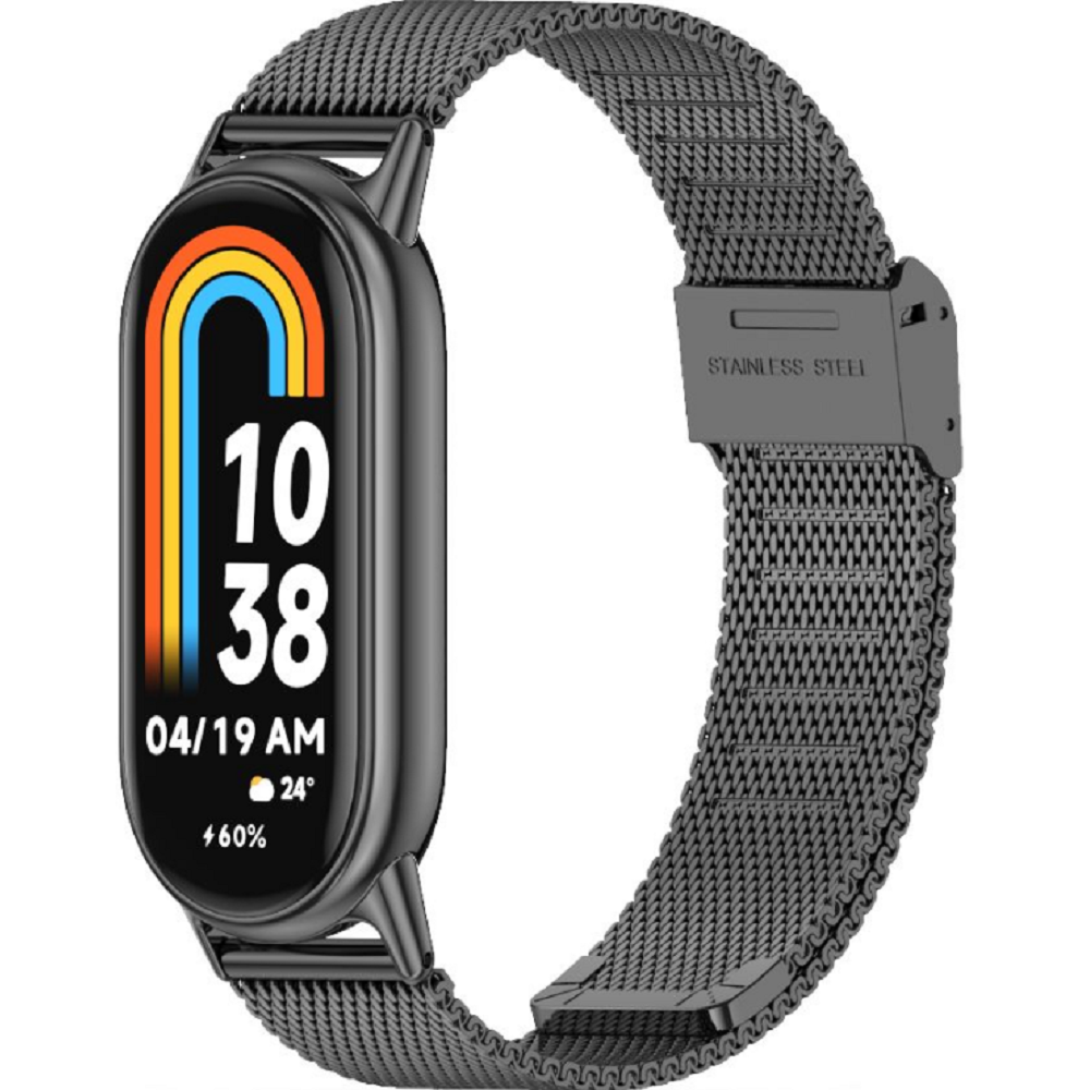 Tech-Protect Μεταλλικό Λουράκι Milaneseband Xiaomi Smart Band 10 / 10 NFC / 9 / 9 NFC / 8 / 8 NFC - Black (9490713935156)