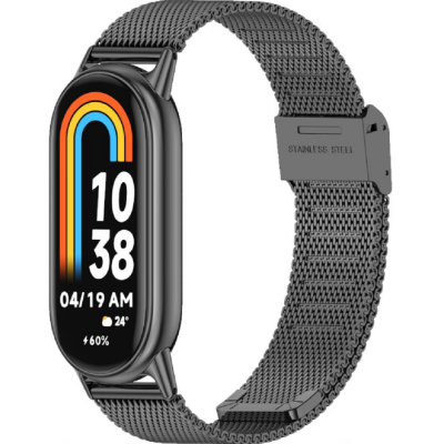 Tech-Protect Μεταλλικό Λουράκι Milaneseband Xiaomi Smart Band 10 / 10 NFC / 9 / 9 NFC / 8 / 8 NFC - Black (9490713935156)
