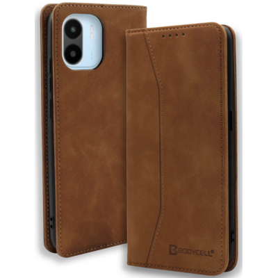Bodycell Θήκη - Πορτοφόλι Xiaomi Redmi A2 - Brown (5206015021879)