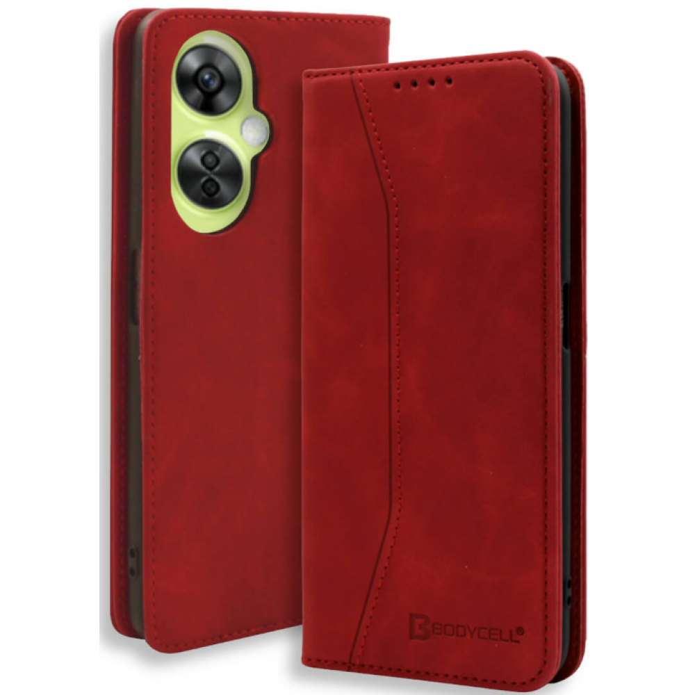 Bodycell Θήκη - Πορτοφόλι OnePlus Nord CE 3 Lite - Red (5206015021589)