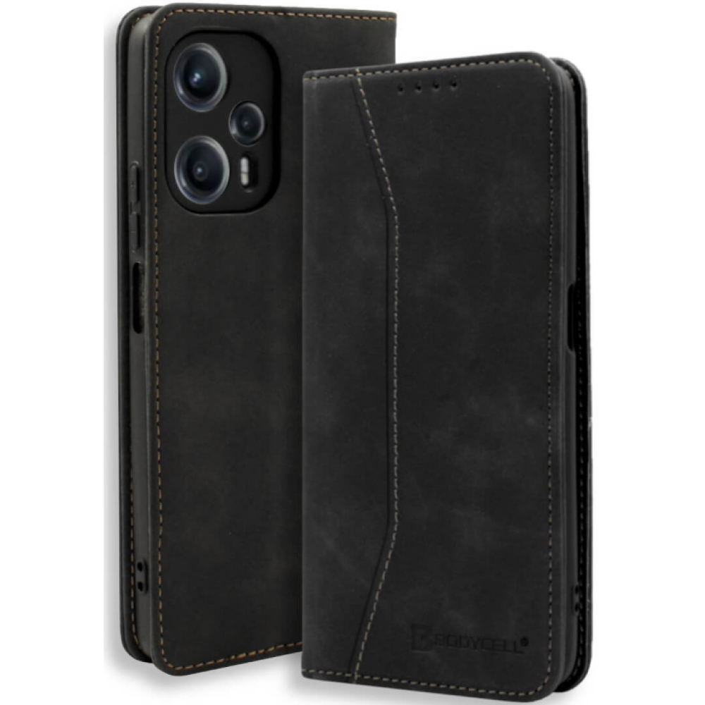 Bodycell Θήκη - Πορτοφόλι Xiaomi Poco F5 - Black (5206015021695)