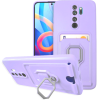 Bodycell Multifunction - Ανθεκτική Θήκη Xiaomi Redmi Note 8 Pro με Λουράκι Λαιμού / Ring Holder / Υποδοχή Κάρτας - Purple (5206015013317)