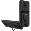 Bodycell Multifunction - Ανθεκτική Θήκη Xiaomi Redmi Note 9S / 9 Pro / 9 Pro Max με Λουράκι Λαιμού / Κάλυμμα Κάμερας / Ring Holder / Υποδοχή Κάρτας - Black (5206015013560)