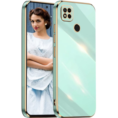 Bodycell Gold Plated - Θήκη Σιλικόνης Xiaomi Redmi 10A - Mint Green (5206015070228)