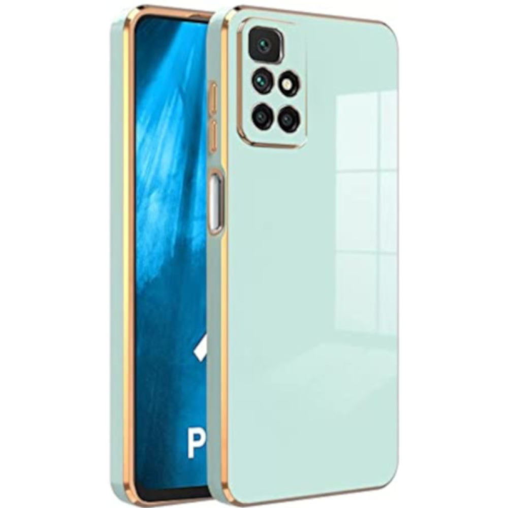 Bodycell Gold Plated - Θήκη Σιλικόνης Xiaomi Redmi 10 / Redmi 10 2022 - Mint Green (5206015070198)