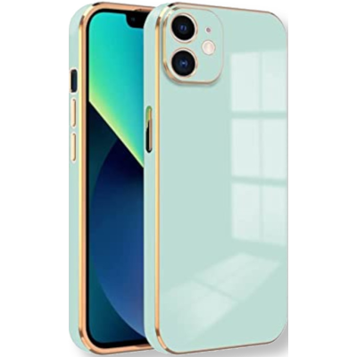 Bodycell Gold Plated - Θήκη Σιλικόνης Apple iPhone 11 - Mint Green (5206015068966)