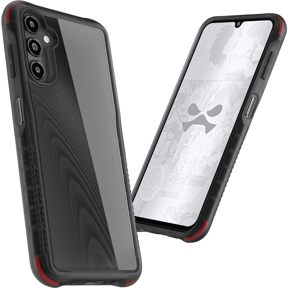 Ghostek Covert 6 - Διάφανη Ανθεκτική Αντιμικροβιακή Θήκη - Samsung Galaxy A14 - Smoke (GHOCAS3385)