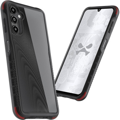 Ghostek Covert 6 - Διάφανη Ανθεκτική Αντιμικροβιακή Θήκη - Samsung Galaxy A14 - Smoke (GHOCAS3385)