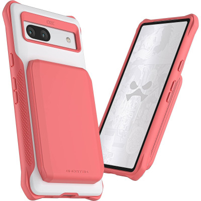 Ghostek Exec 6 - Ανθεκτική MagSafe Θήκη-Πορτοφόλι Google Pixel 7a - Pink (GHOCAS3388)