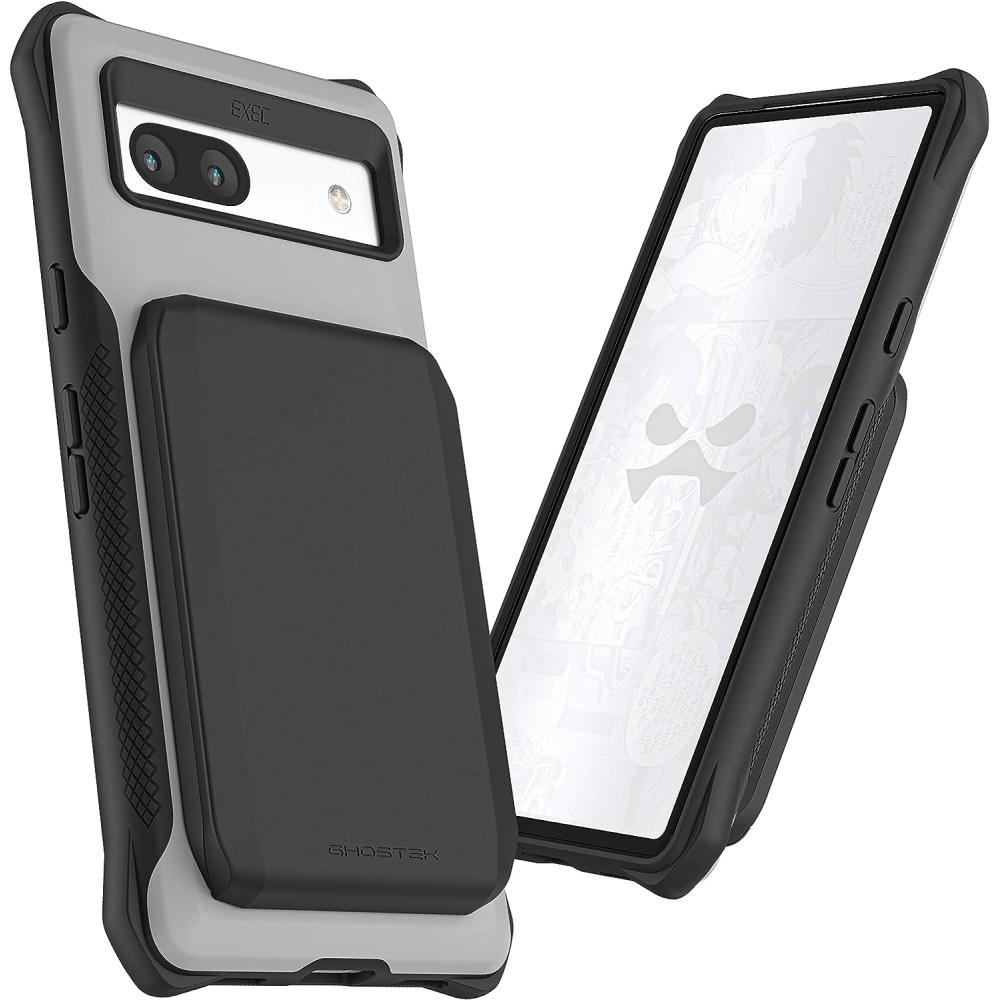 Ghostek Exec 6 - Ανθεκτική MagSafe Θήκη-Πορτοφόλι Google Pixel 7a - Gray (GHOCAS3387)