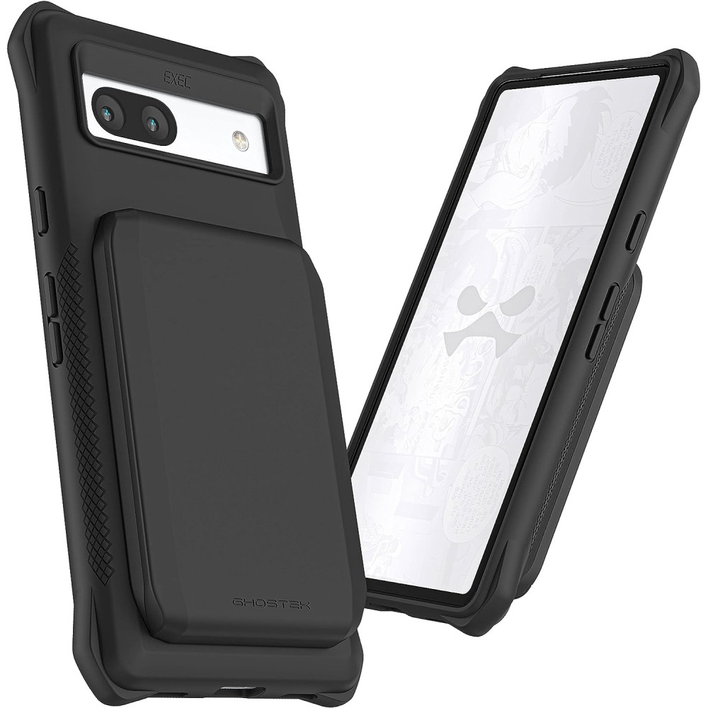 Ghostek Exec 6 - Ανθεκτική MagSafe Θήκη-Πορτοφόλι Google Pixel 7a - Black (GHOCAS3386)