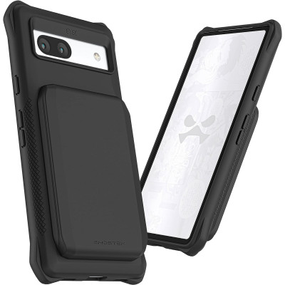 Ghostek Exec 6 - Ανθεκτική MagSafe Θήκη-Πορτοφόλι Google Pixel 7a - Black (GHOCAS3386)