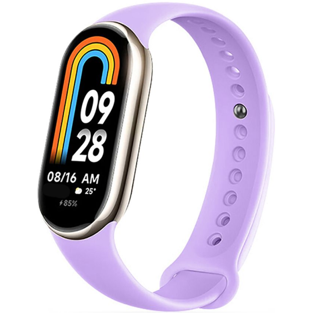 Tech-Protect Λουράκι Σιλικόνης Iconband Xiaomi Smart Band 9 / 9 NFC / 8 / 8 NFC - Violet (9490713934951)