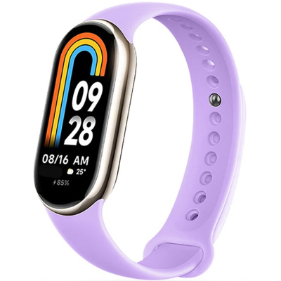 Tech-Protect Λουράκι Σιλικόνης Iconband Xiaomi Smart Band 9 / 9 NFC / 8 / 8 NFC - Violet (9490713934951)