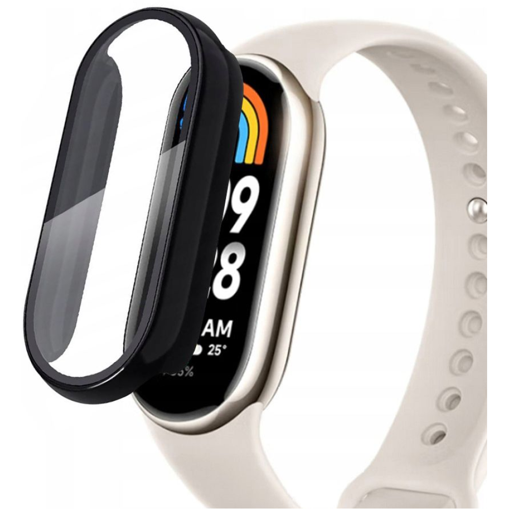 Tech-Protect Defence360 - Θήκη με Tempered Glass Xiaomi Smart Band 8 / 8 NFC - Black (9490713934883)