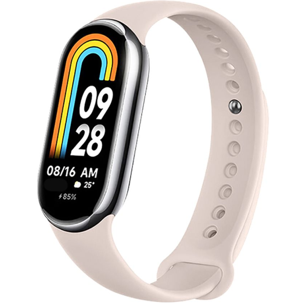 Tech-Protect Λουράκι Σιλικόνης Iconband Xiaomi Smart Band 10 / 10 NFC / 9 / 9 NFC / 8 / 8 NFC - Beige (9490713935002)