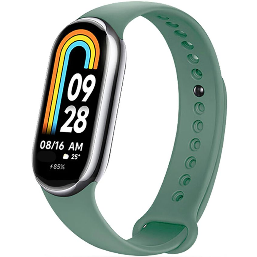 Tech-Protect Λουράκι Σιλικόνης Iconband Xiaomi Smart Band 9 / 9 NFC / 8 / 8 NFC - Olive (9490713934975)