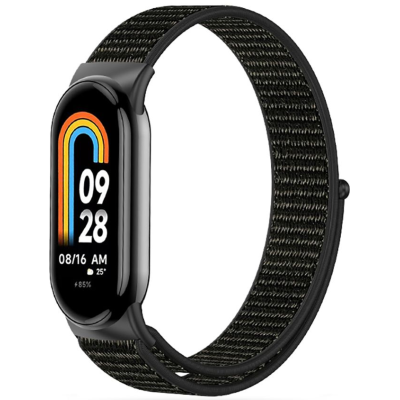 Tech-Protect Nylon Λουράκι - Xiaomi Smart Band 10 / 10 NFC / 9 / 9 NFC / 8 / 8 NFC - Black (9490713935118)