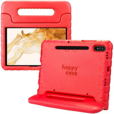 HappyCase Ανθεκτική Θήκη για Παιδιά - Samsung Galaxy Tab S8 / S7 11" - Red (8719246391408)