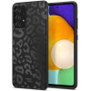 HappyCase Θήκη Σιλικόνης Samsung Galaxy A52 / A52s 5G - Leopard Print Black (8719246398537)