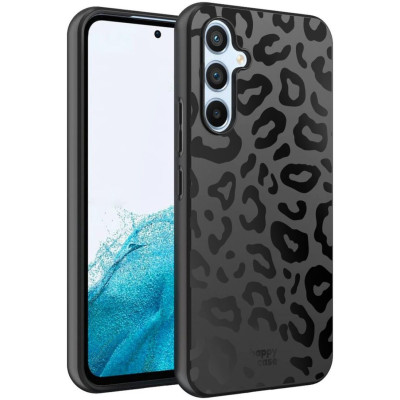 HappyCase Θήκη Σιλικόνης Samsung Galaxy A54 - Leopard Print Black (8719246398520)