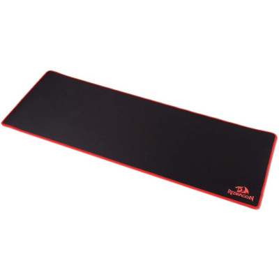 Redragon P003 Suzaku Gaming Mouse Mat - Αδιάβροχο MousePad XL με Αντιολισθητική Βάση - 30 x 80 cm - Black / Red (6950376703392)