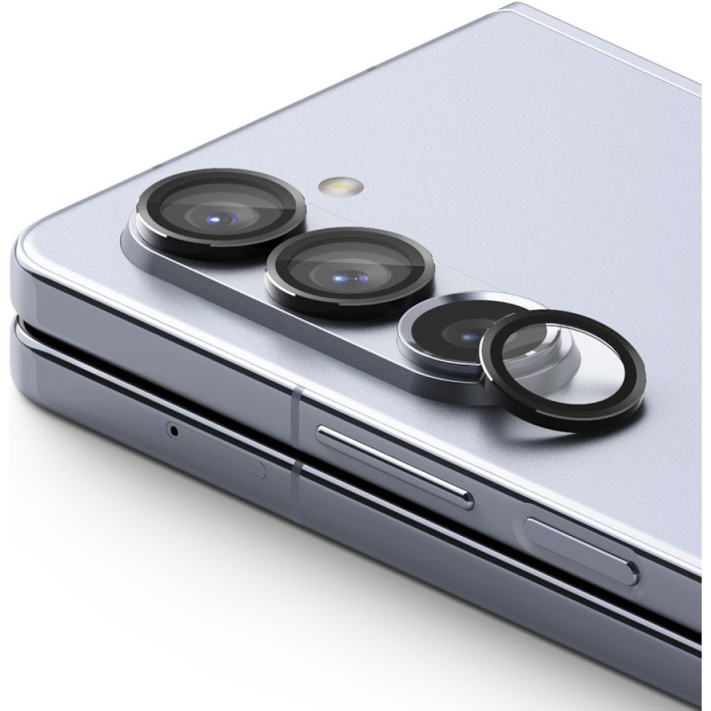 Ringke Camera Lens Frame Glass - Αντιχαρακτικό Γυαλί Προστασίας για Φακό Κάμερας - Samsung Galaxy Z Fold5 - Black (8809919306102)