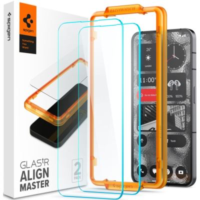 Spigen GLAS.tR ALIGNmaster - Αντιχαρακτικό Γυάλινο Tempered Glass Nothing Phone 2 - 2 Τεμάχια (AGL06981)