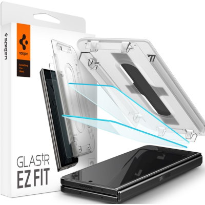 Spigen Tempered Glass GLAS.tR EZ Fit - Αντιχαρακτικό Γυαλί Εξωτερικής Οθόνης Samsung Galaxy Z Fold5 - 2 Τεμάχια (AGL06523)