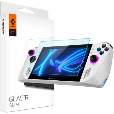 Spigen GLAS.tR Slim Premium Tempered Glass - Αντιχαρακτικό Γυαλί Οθόνης Asus ROG Ally 2023 RC71L - Clear (AGL07033)