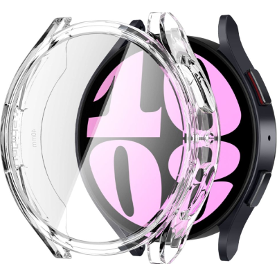 Spigen Θήκη Ultra Hybrid Samsung Galaxy Watch 6 40mm - Crystal Clear (ACS06502)