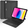 Buddi Thorn Keyboard Case - Θήκη με Υποδοχή για Apple Pencil και Αποσπώμενο Μαγνητικό Πληκτρολόγιο Bluetooth - Apple iPad (A16) 11th Gen. 2025 11" / iPad 10th Gen. 2022 10.9" - Black (8719246386664)