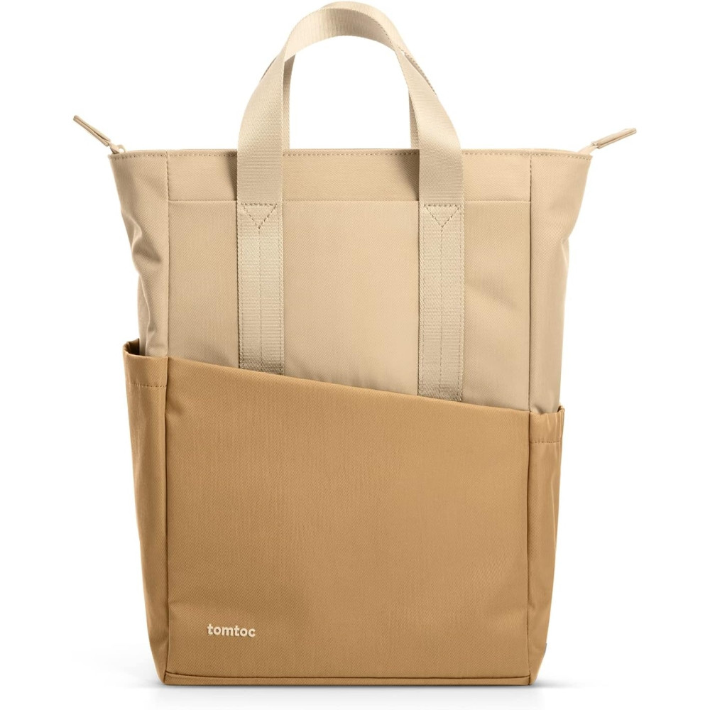 Tomtoc Slash-A63 Laptop Backpack - Σακίδιο Πλάτης / Τσάντα Μεταφοράς Laptop έως 14" - 12L - Sand Brown (A63C1K1)