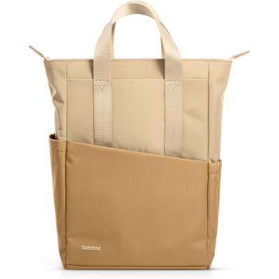 Tomtoc Slash-A63 Laptop Backpack - Σακίδιο Πλάτης / Τσάντα Μεταφοράς Laptop έως 14" - 12L - Sand Brown (A63C1K1)