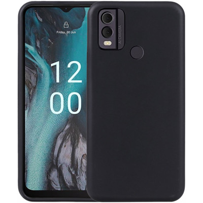 HappyCase Thin - Θήκη Σιλικόνης Nokia C22 - Black (8719246408465)
