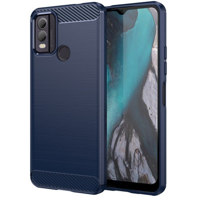 HappyCase Θήκη Σιλικόνης Brushed - Nokia C22 - Blue (8719246408632)