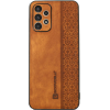 Bodycell Pattern Leather - Σκληρή Θήκη Samsung Galaxy A13 4G - Brown (5206015068683)