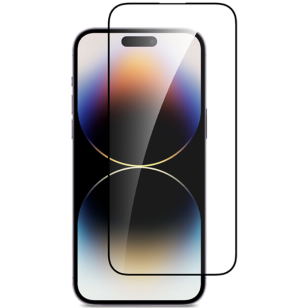 Vivid Full Face Tempered Glass - Αντιχαρακτικό Γυαλί Οθόνης Apple iPhone 15 - Black (VITEMP396BK)