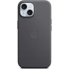 Θήκη Apple iPhone 15 - Official Apple FineWoven Case Υφασμάτινη με MagSafe - Black (MT393ZM/A)