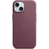 Θήκη Apple iPhone 15 - Official Apple FineWoven Case Υφασμάτινη με MagSafe - Mulberry (MT3E3ZM/A)
