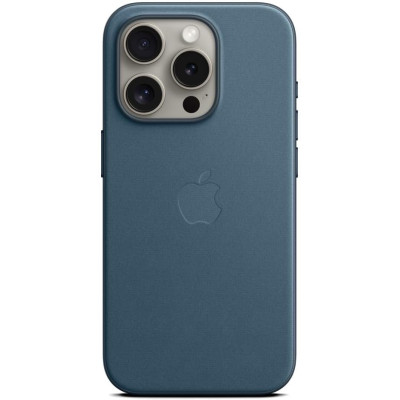 Θήκη Apple iPhone 15 Pro - Official Apple FineWoven Case Υφασμάτινη με MagSafe - Pacific Blue (MT4Q3ZM/A)