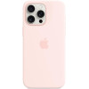 Θήκη Apple iPhone 15 Pro Max - Official Apple Silicone Case Σιλικόνης με MagSafe - Light Pink (MT1U3ZM/A)