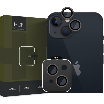 Hofi Camring Pro+ Αντιχαρακτικό Γυαλί Προστασίας για Φακό Κάμερας - Apple iPhone 15 / 15 Plus - Black (9319456604511)