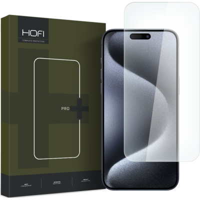 Hofi Premium Pro+ Tempered Glass - Αντιχαρακτικό Γυαλί Οθόνης Apple iPhone 15 Pro - Clear (9319456604597)