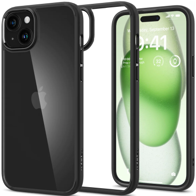 Spigen Ultra Hybrid Θήκη Apple iPhone 15 Plus - Matte Black (ACS06657)