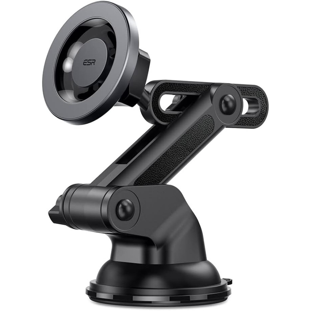 ESR HaloLock Dashboard Phone Mount - Ρυθμιζόμενη Μαγνητική Βάση MagSafe με Βεντούζα για Ταμπλό / Παρμπρίζ Αυτοκινήτου - Black (4894240167267)