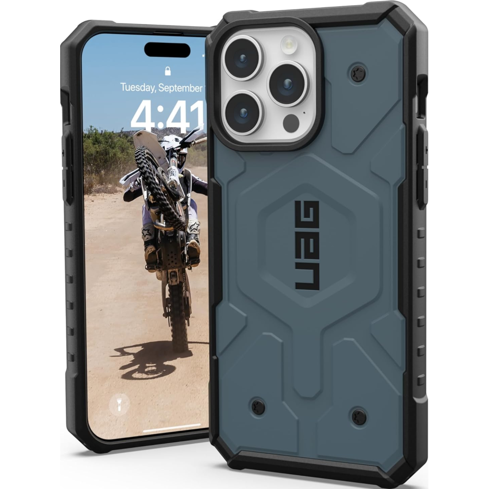 UAG Pathfinder - Ανθεκτική Θήκη MagSafe Apple iPhone 15 Pro Max - Cloud Blue (114301114151)