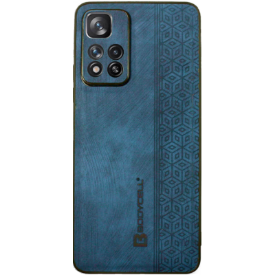 Bodycell Pattern Leather - Σκληρή Θήκη Xiaomi Redmi Note 11 Pro Plus 5G - Blue (5206015068850)