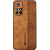 Bodycell Pattern Leather - Σκληρή Θήκη Xiaomi Poco M4 Pro 5G / Redmi Note 11S 5G / Redmi Note 11T 5G - Brown (5206015068904)